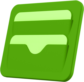 Elemento 3D de cartera