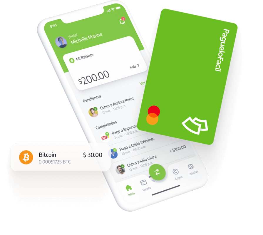 Pagos en línea para desde la aplicación de páguelo fácil